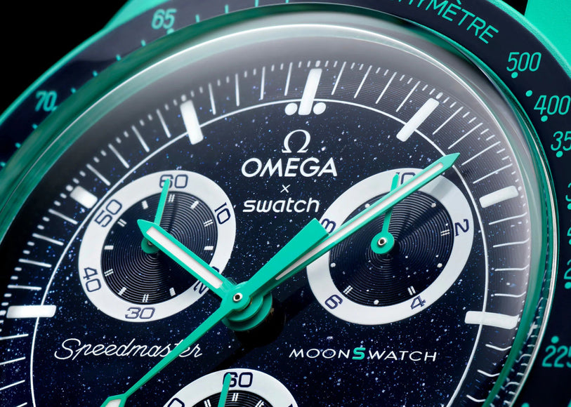 Swatch x Omega Bioceramic Moonswatch Mission On Earth Polar Lights – SO33L103 – SneakerMood – 02