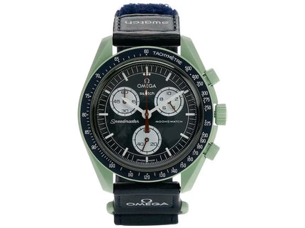 Swatch x Omega Bioceramic Moonswatch Mission to Earth – SO33G100 – SneakerMood – 01