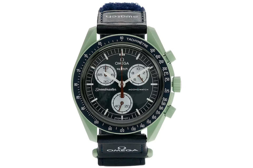 Swatch x Omega Bioceramic Moonswatch Mission to Earth – SO33G100 – SneakerMood – 01
