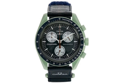 Swatch x Omega Bioceramic Moonswatch Mission to Earth – SO33G100 – SneakerMood – 01