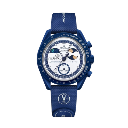 Swatch x Omega Bioceramic Moonswatch Mission to Earthphase Moonshine Gold PopCorn – SO33N702L – SneakerMood – 01