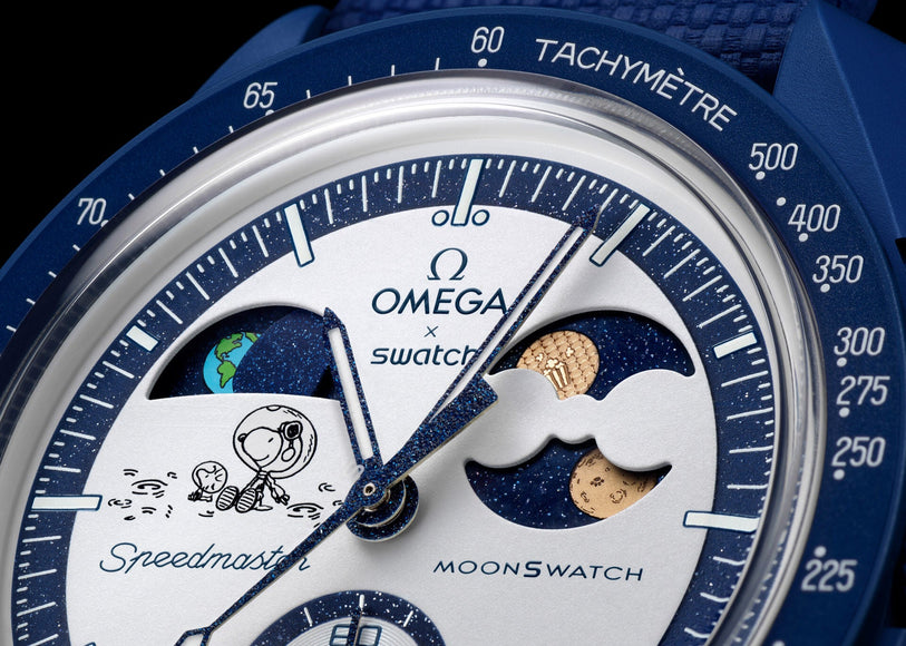 Swatch x Omega Bioceramic Moonswatch Mission to Earthphase Moonshine Gold PopCorn – SO33N702L – SneakerMood – 02