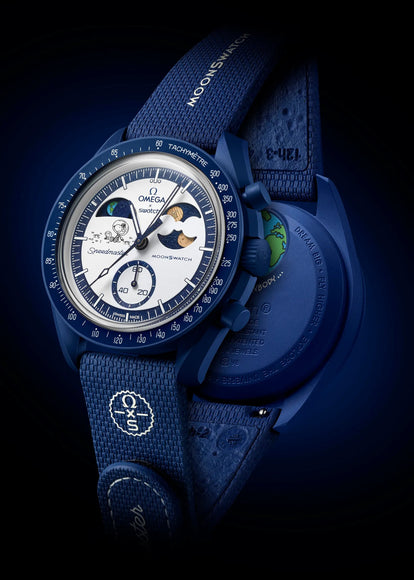 Swatch x Omega Bioceramic Moonswatch Mission to Earthphase Moonshine Gold PopCorn – SO33N702L – SneakerMood – 06