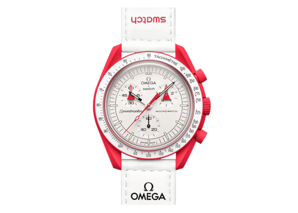 Swatch x Omega Bioceramic Moonswatch Mission to Mars – SO33R100 – SneakerMood – 01