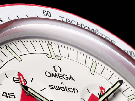 Swatch x Omega Bioceramic Moonswatch Mission to Mars – SO33R100 – SneakerMood – 02