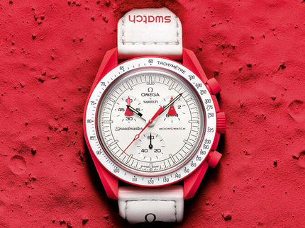 Swatch x Omega Bioceramic Moonswatch Mission to Mars – SO33R100 – SneakerMood – 04