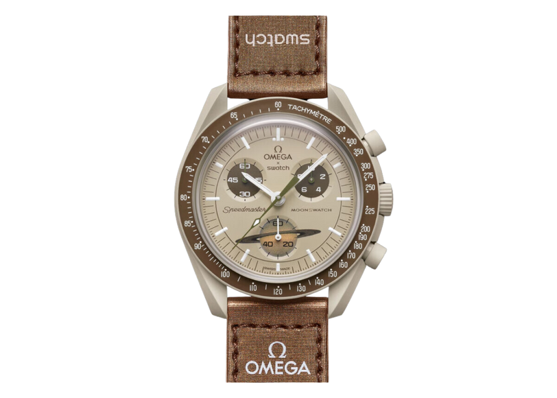 Swatch x Omega Bioceramic Moonswatch Mission to Saturn – SO33T100 – SneakerMood – 01