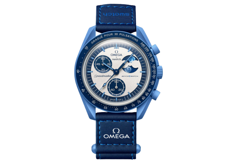 Swatch x Omega Bioceramic Moonswatch Mission to the Super Blue Moonphase – SO33N700 – SneakerMood – 01