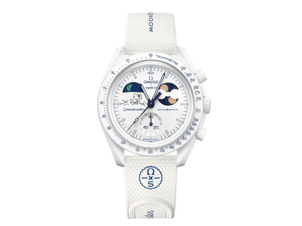 Swatch x Omega Mission to Earthphase Moonshine Gold Cold Moon – SO33W701L – SneakerMood – 01