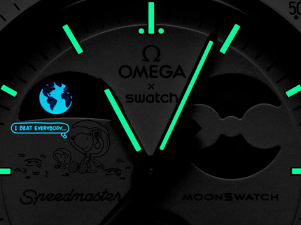 Swatch x Omega Mission to Earthphase Moonshine Gold Cold Moon – SO33W701L – SneakerMood – 05