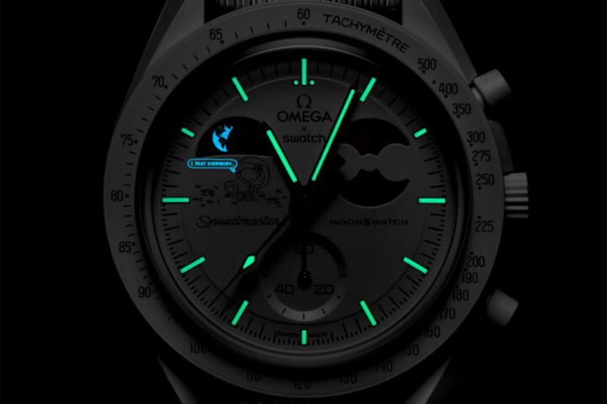 Swatch x Omega Mission to Earthphase Moonshine Gold Cold Moon – SO33W701L – SneakerMood – 06