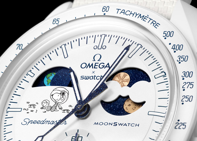 Swatch x Omega Mission to Earthphase Moonshine Gold Cold Moon – SO33W701L – SneakerMood – 09