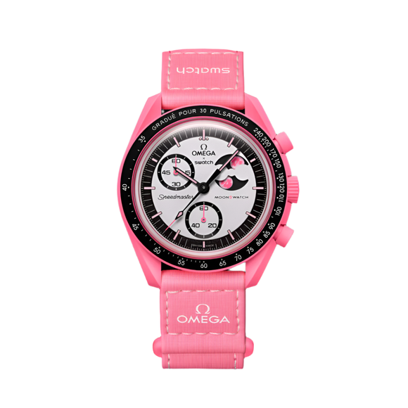 Swatch x Omega Mission to the Pink Moonphase – SO33P700 – SneakerMood – 01