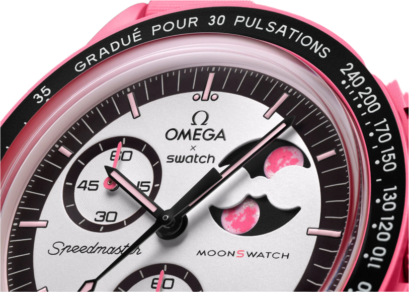 Swatch x Omega Mission to the Pink Moonphase – SO33P700 – SneakerMood – 02