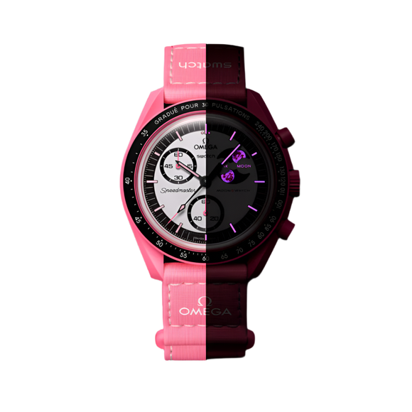 Swatch x Omega Mission to the Pink Moonphase – SO33P700 – SneakerMood – 03