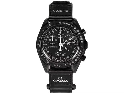 Swatch x Omega x Snoopy Black Mission to the Moonphase New Moon – SO33B700 – SneakerMood – 01