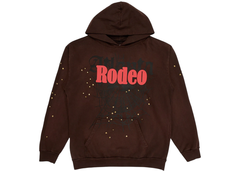 Travis Scott Cactus Jack x Sp5der Days Before Rodeo Hoodie Black Front SneakerMood